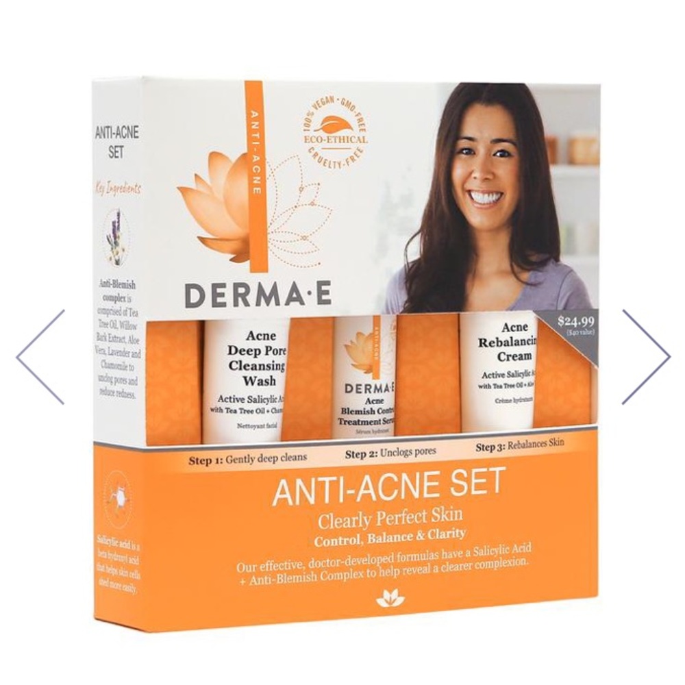 NEW Derma-e Anti-Acne Box Kit